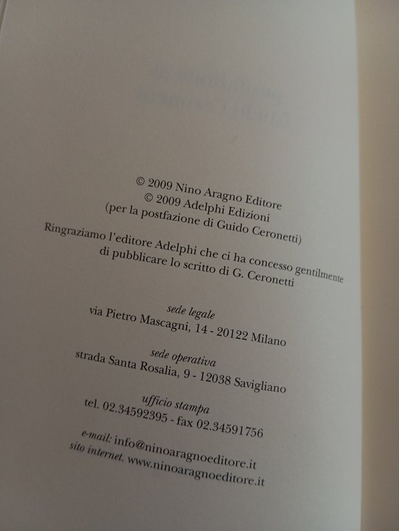 Le furie, Guido Piovene, Nino Aragno Editore, Postfazione G. Ceronetti, …