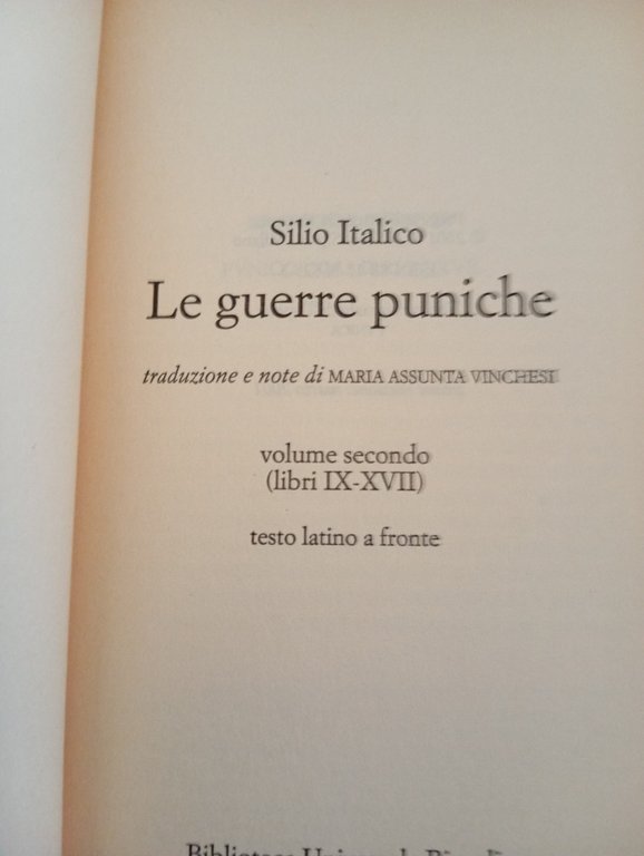 Silio Italico, Le guerre puniche, BUR 2001, 2 volumi, testo … | Immagine Gallery 10