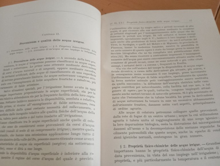 Le irrigazioni nei riguardi tecnico costruttivi, Barbera 1940, per collezionisti