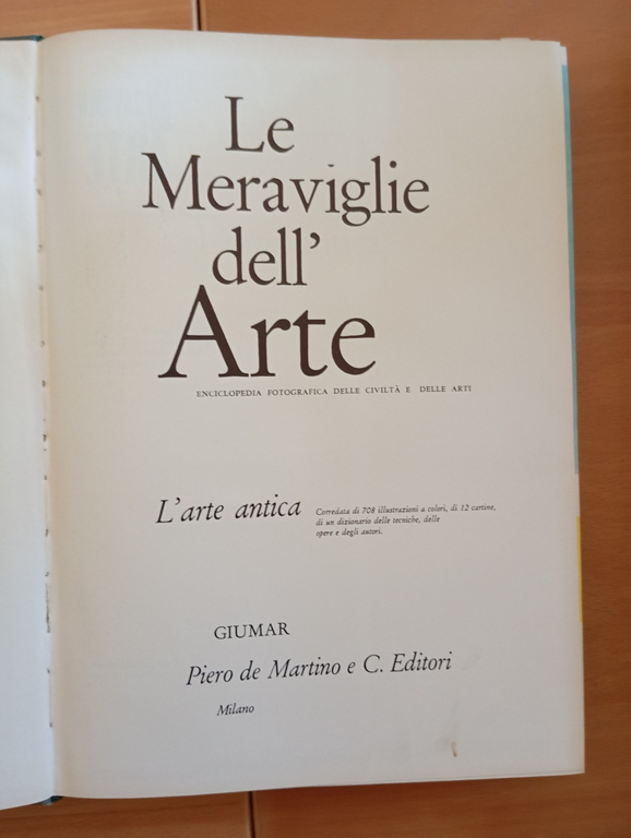 Le meraviglie dell'arte. L'arte antica, P. De Martino, 1959 | Immagine Gallery 11