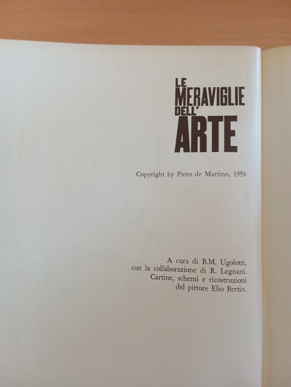 Le meraviglie dell'arte. L'arte antica, P. De Martino, 1959 | Immagine Gallery 12