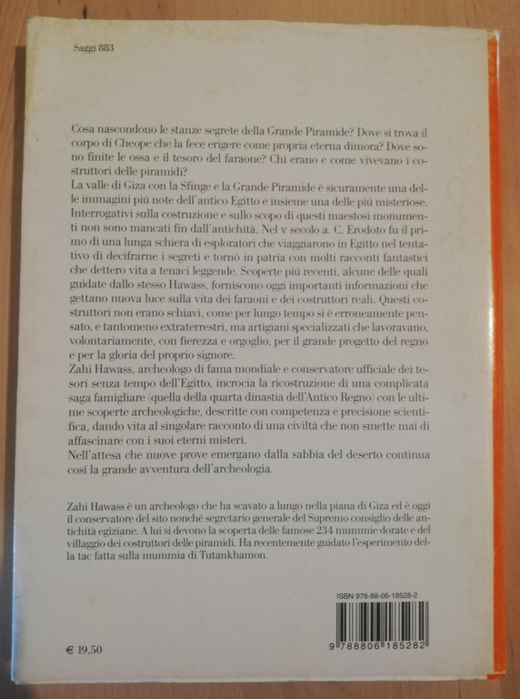 Le montagne dei faraoni, Zahi Hawass, 2007, Einaudi