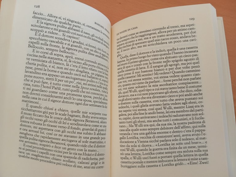 Le nozze in casa, Bohumil Hrabal, Einaudi, 1992, prima edizione