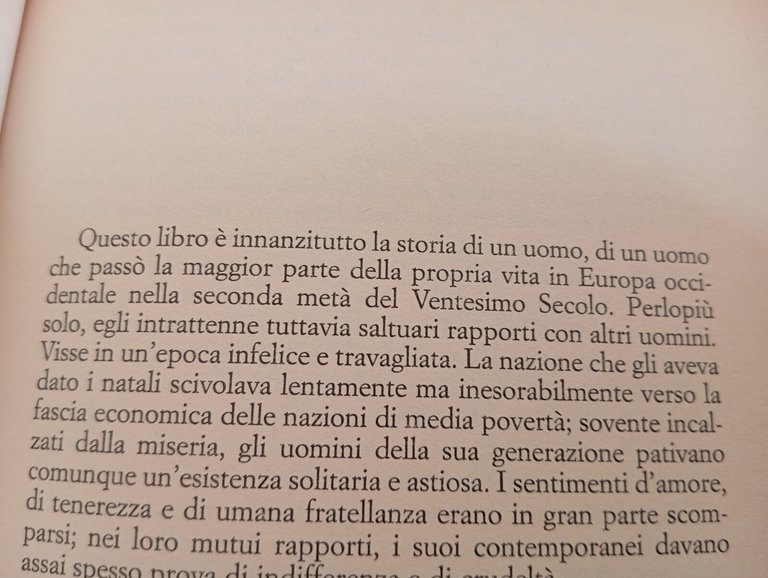 Le particelle elementari, Michel Houellebecq, Mondolibri, 1999