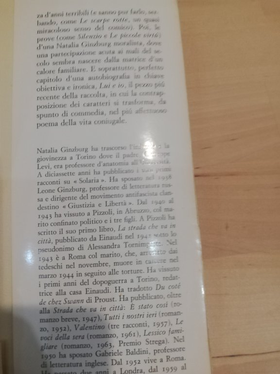 Le piccole virtù, Natalia Ginzburg, Einaudi, 1963