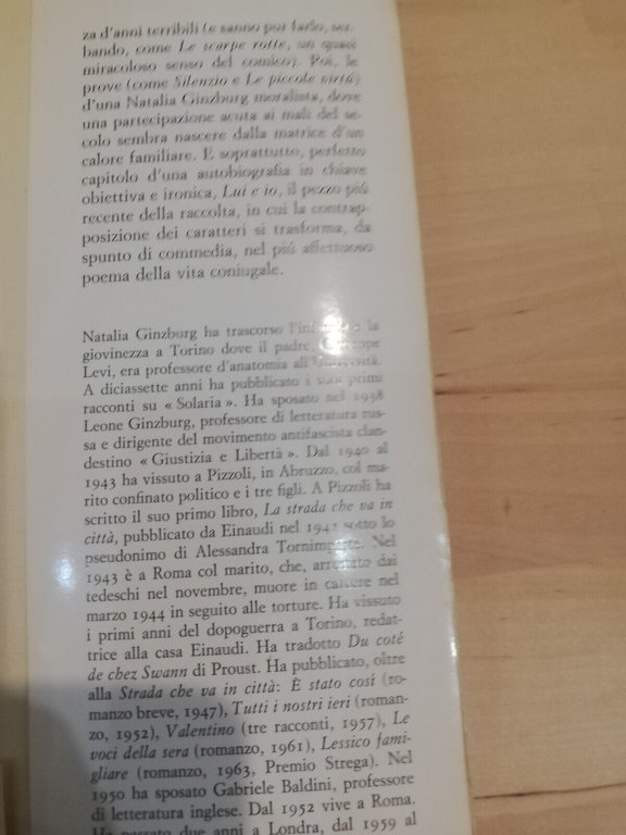 Le piccole virtù, Natalia Ginzburg, Einaudi, 1963