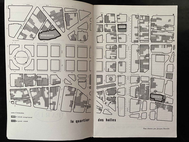 Le quartier des Halles, Jacques De Sacy, Le Temps, 1969