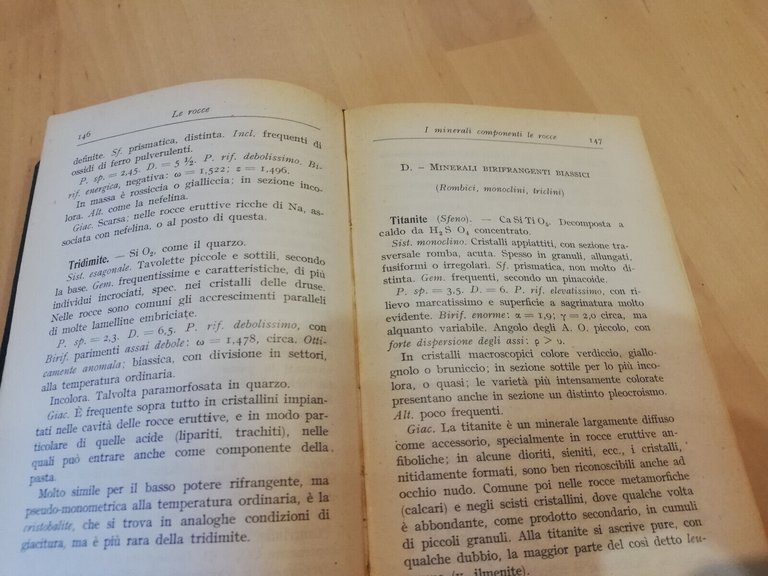 Le rocce, Prof. E. Artini, Hoepli, 1941