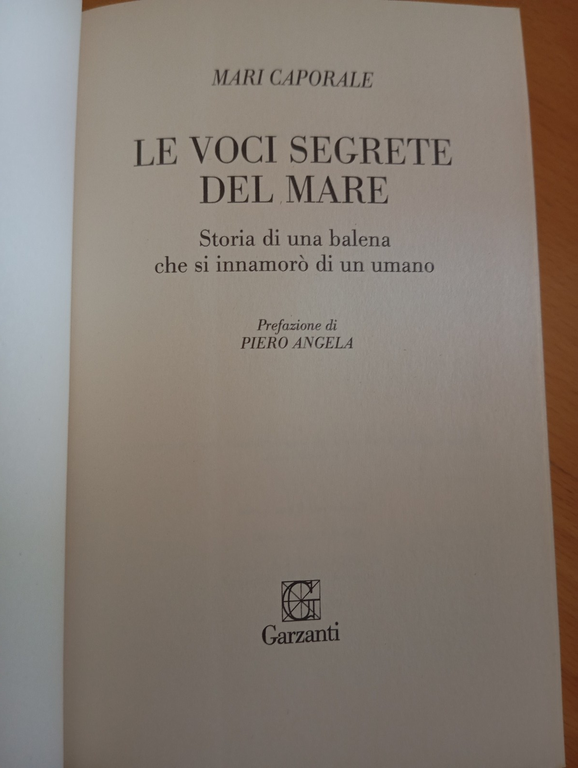 Le voci segrete del mare, Mari Caporale, Garzanti, 2023
