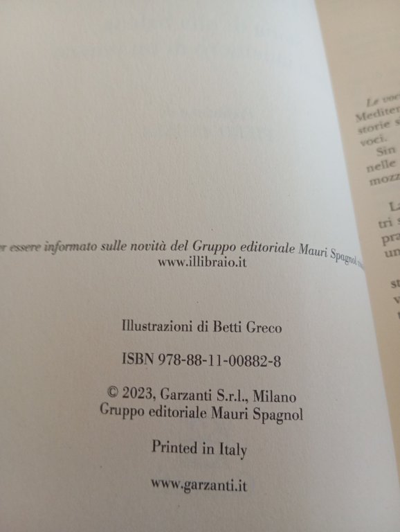 Le voci segrete del mare, Mari Caporale, Garzanti, 2023