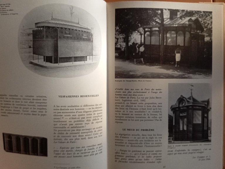 Les precieux edicules. Les vespasiennes de Paris, Claude Maillard 1967, …