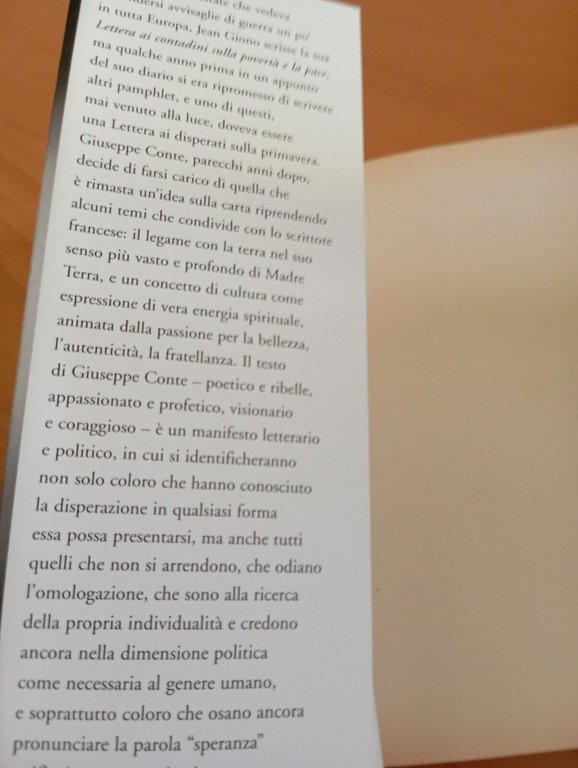 Lettera ai disperati sulla primavera, Giuseppe Conte, Ponte alle Grazie, …