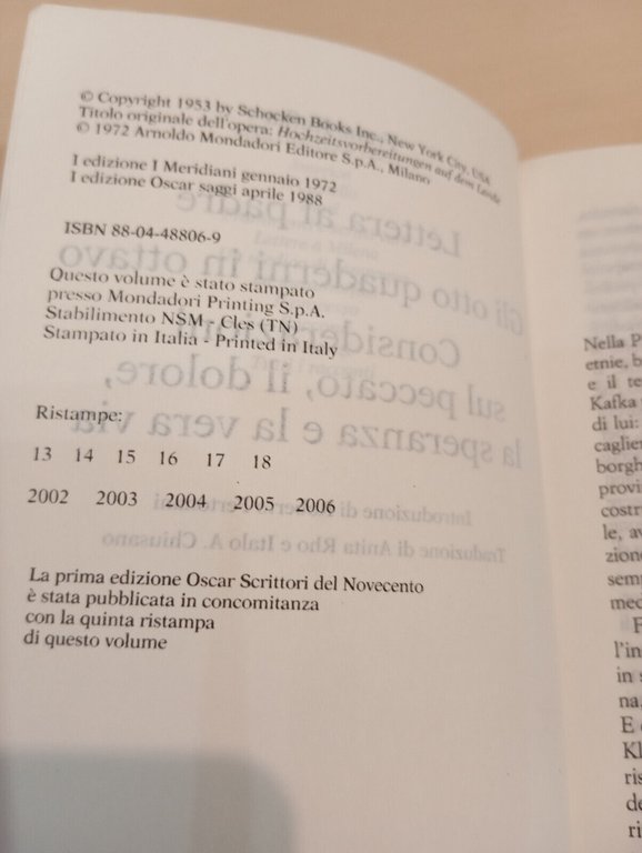 Lettera al padre, Gli otto quaderni in ottavo, Franz Kafka, …