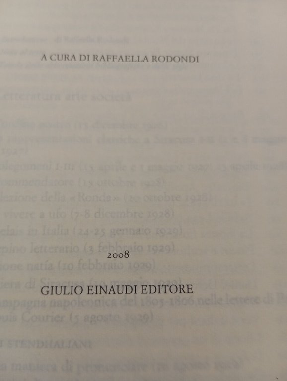 Letteratura arte societ. Articoli 1926-1937, Elio Vittorini, Einaudi, 2008