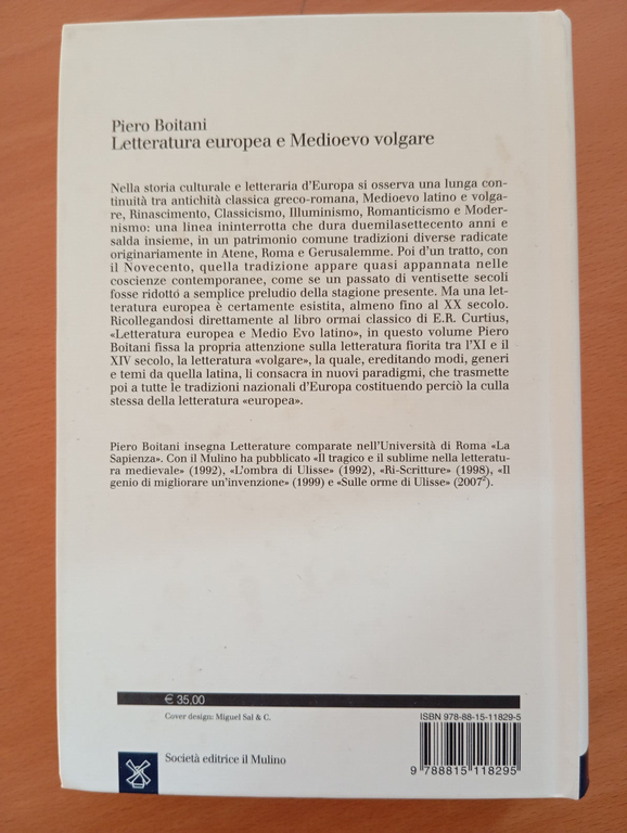 Letteratura europea e Medioevo volgare, Piero Boitani, Il Mulino, 2007