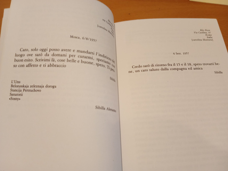 Lettere a Elio, Sibilla Aleramo, prefazione di Mario Luzi, Editori …