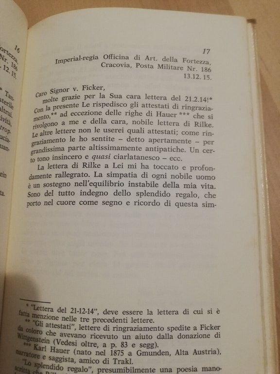 Lettere a Ludwig Von Ficker, Ludwig Wittgenstein, 1974, Armando