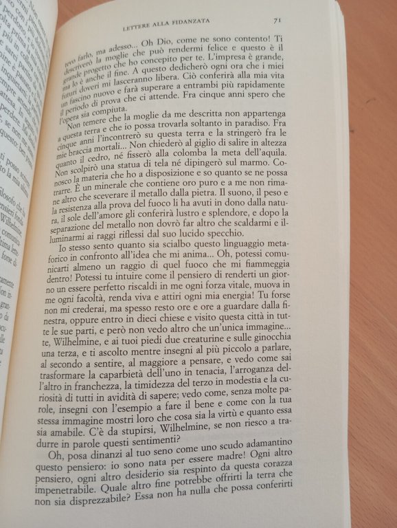 Lettere alla fidanzata, Heinrich von Kleist, SE, 1995