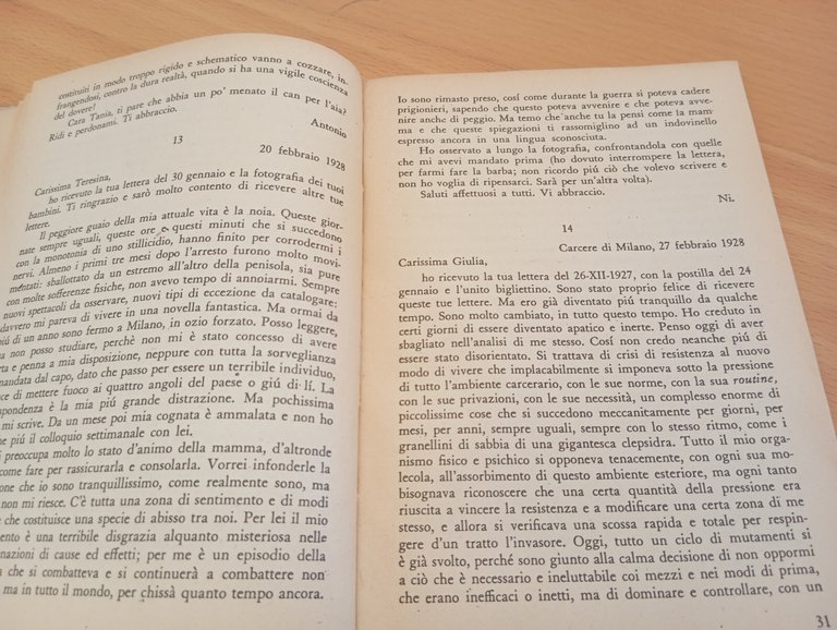 Lettere dal carcere, Antonio GRamsci, Editori Riuniti, 1956, per collezionisti | Immagine Gallery 19