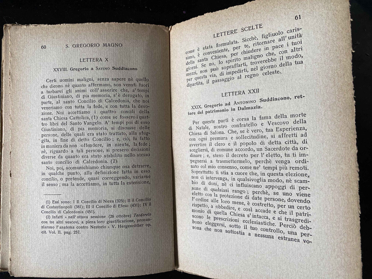 Lettere scelte, S. Gregorio Magno, Carabba, 1922