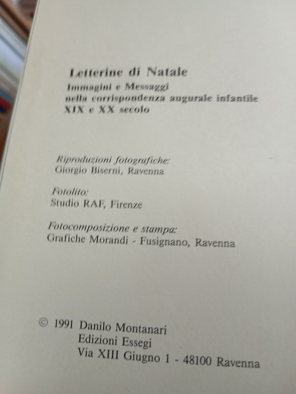 Letterine di Natale, immagini corrispondenza infantile XIX e XX secolo, …
