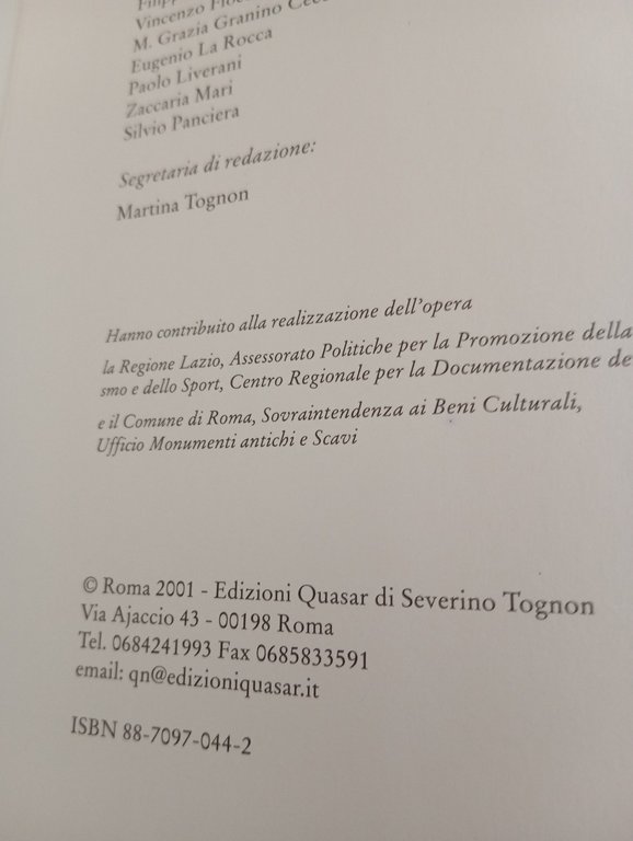 Lexicon Topographicum Urbis Roma, Suburbium Vol. primo, Adriano La Regina, … | Immagine Gallery 11