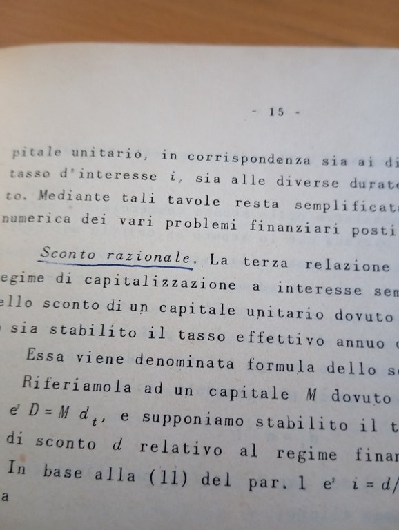 Lezioni di matematica finanziaria, Giuseppe Ottaviani, 1967