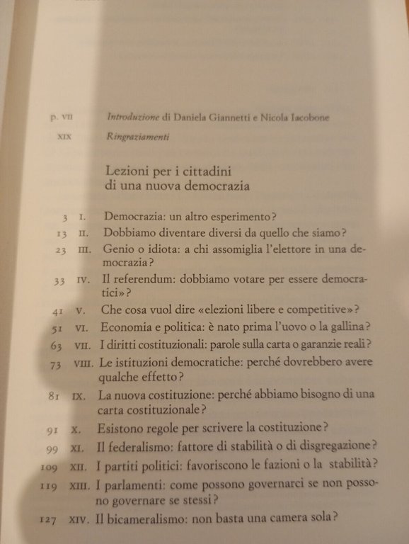 Lezioni per i cittadini di una nuova democrazia, Peter C. …