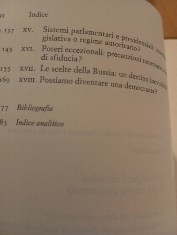 Lezioni per i cittadini di una nuova democrazia, Peter C. …