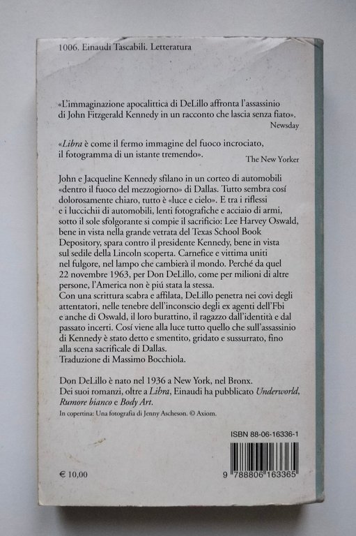 Libra, Don Delillo, Einaudi, 2002