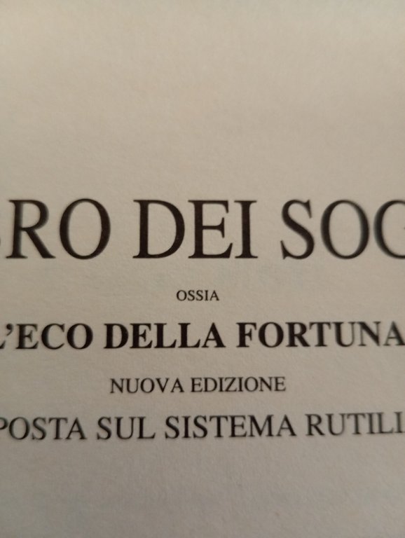 Libro dei sogni - La Smorfia, Fratelli Melita, 1994