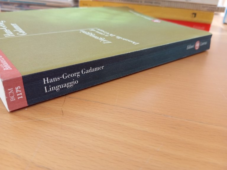 Liguaggio, Hans-Geaorg Gadamer, A cura Donatella De Cesare, Laterza, 2005 …