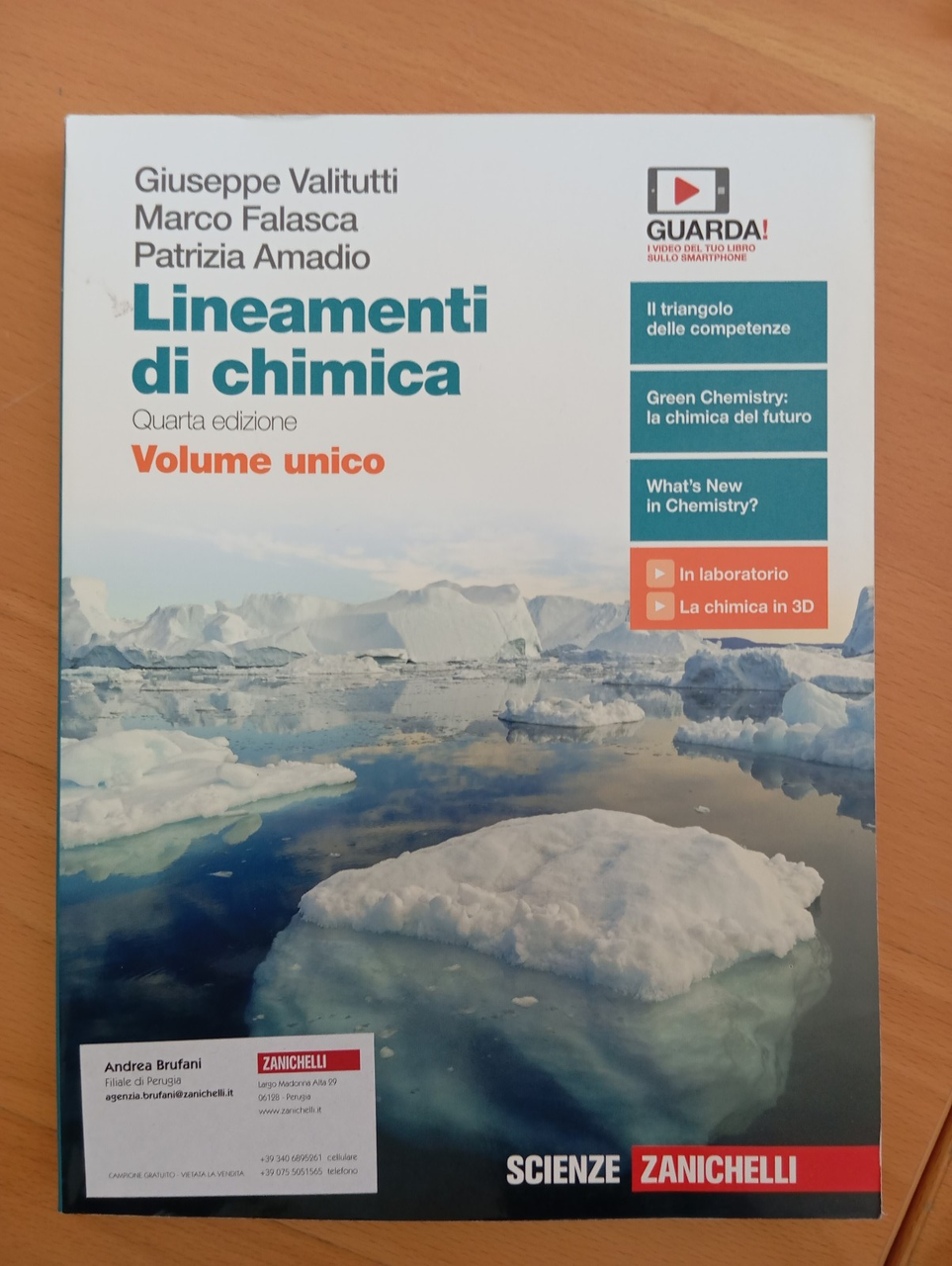Lineamenti di chimica, Volume unico, Valiutti Falasca Amadio, Zanichelli, 2019