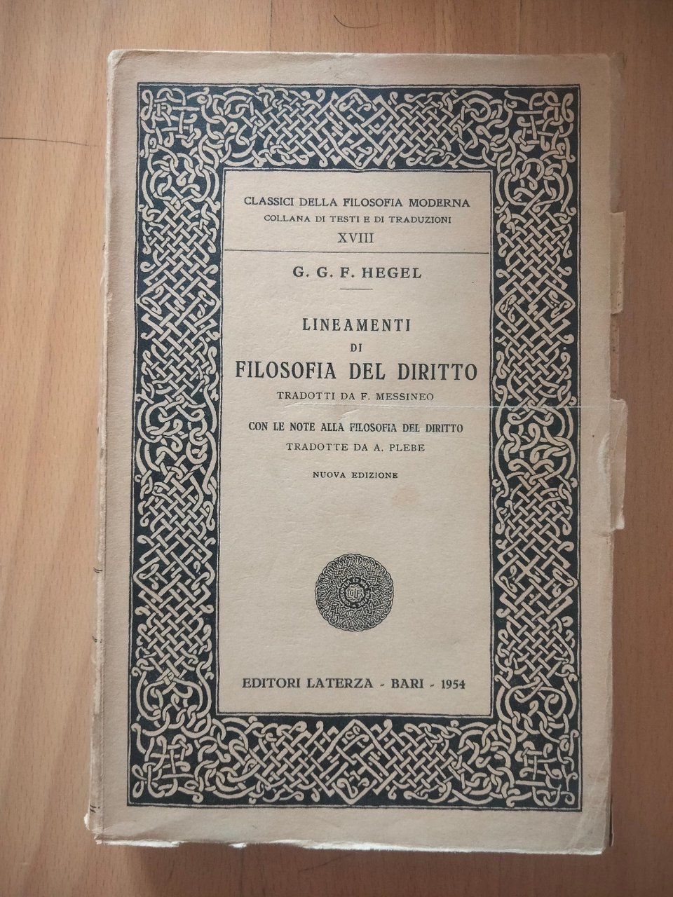 Lineamenti di filosofia del diritto, G. G. F. Hegel, Laterza, … | Immagine principale