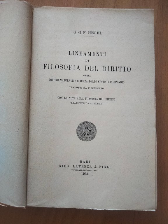 Lineamenti di filosofia del diritto, G. G. F. Hegel, Laterza, … | Immagine Gallery 6
