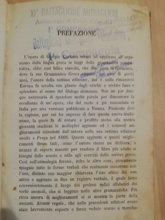 Lingua greca, Giorgio Curtius, Paravia, 1885