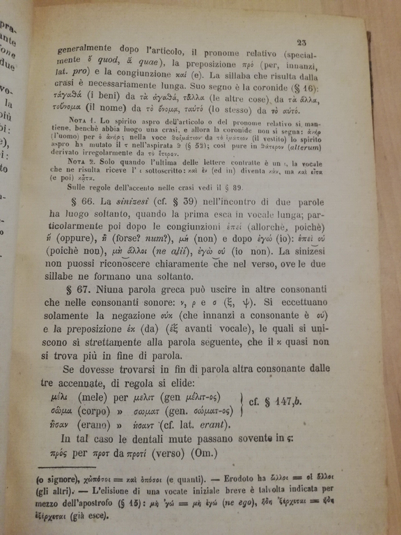 Lingua greca, Giorgio Curtius, Paravia, 1885