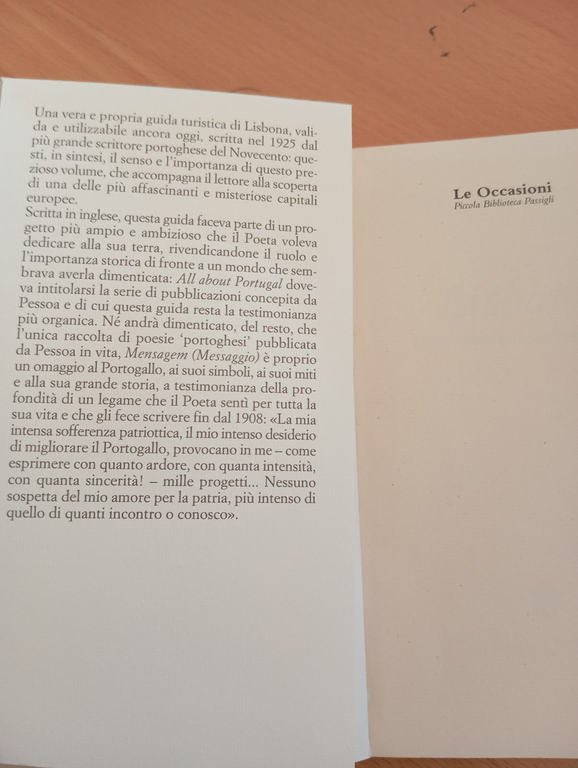 Lisbona. Quello che il turista deve vedere, Fernando Pessoa, Passigli, …