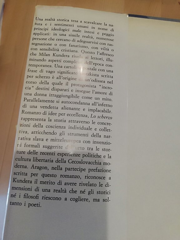 Lo scherzo, Milan Kundera, 1970, Mondadori