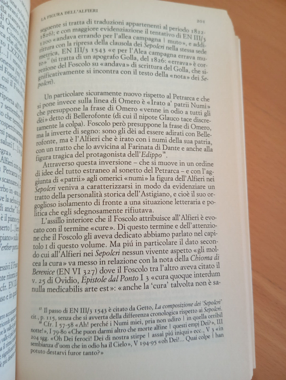 Lo scrittoio di Ugo Foscolo, Vincenzo Di Benedetto, Einaudi, 1999