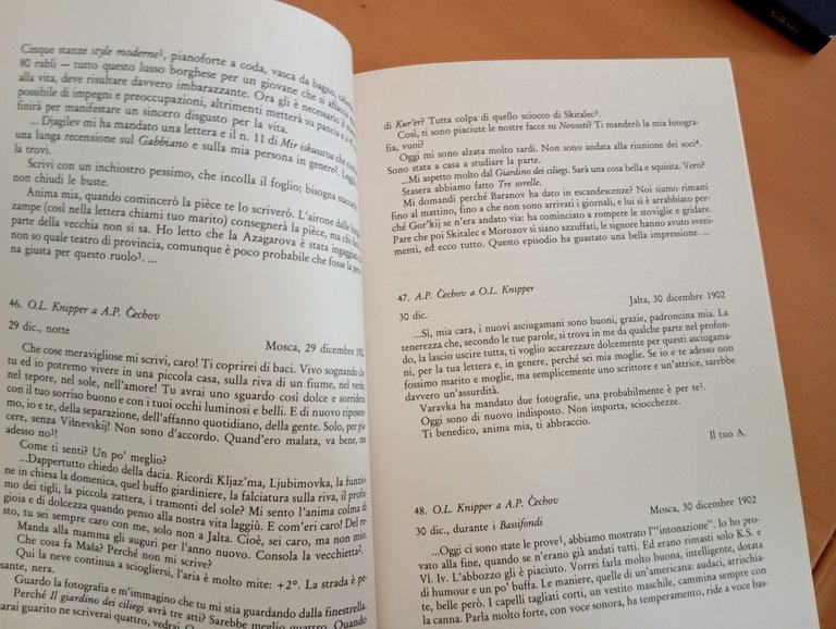 Lo scrittore Cechov non ha dimenticato l'attrice Knipper, Il Melangolo, …