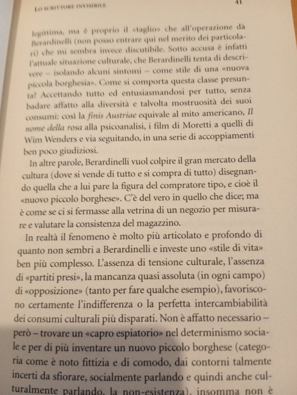 Lo scrittore invisibile. Alfonso Berardinelli recensito e intervistato, 2013