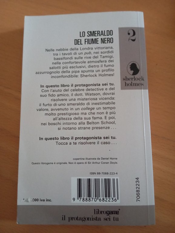 Lo smeraldo del fiume nero, libro game, Peter Ryan, E. …