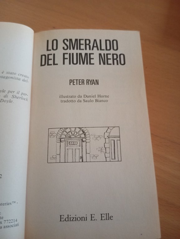Lo smeraldo del fiume nero, libro game, Peter Ryan, E. …