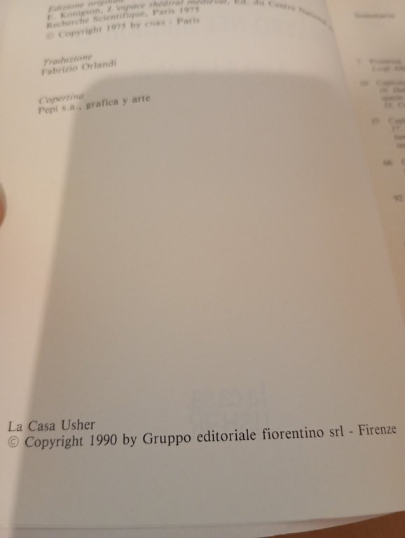 Lo spazio del teatro nel Medioevo, Elie Konigson, La casa …