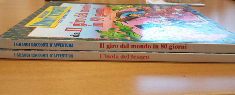 Lotto 2 fumetti I Grandi racconti avventura, isola tesoro, giro …