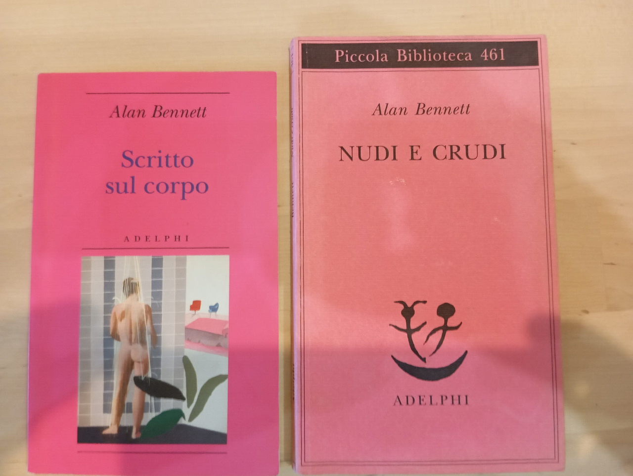 Lotto 2 libri di Alan Bennett, Scritto sul corpo, Nudi …