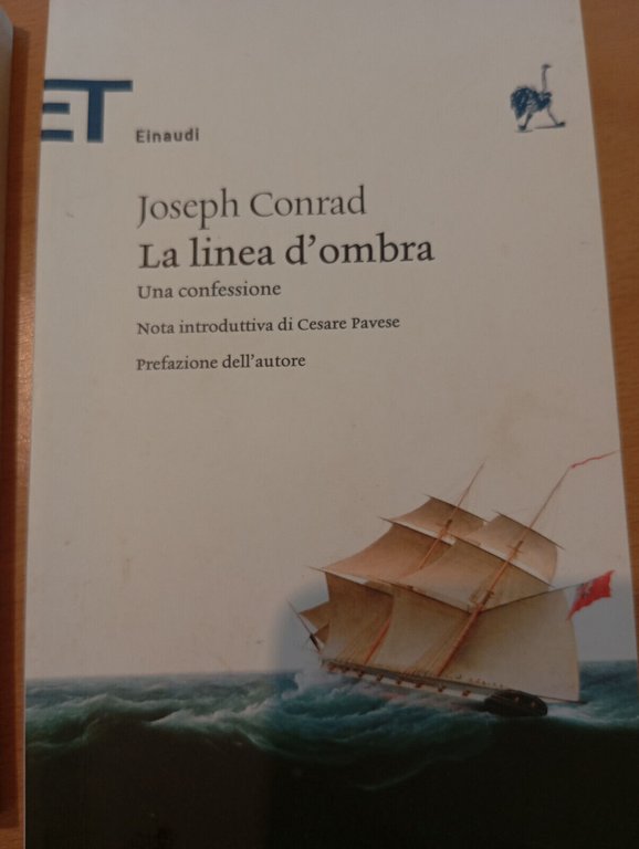 Lotto 2 libri di Joseph Conrad, La linea d'ombra, Fino …