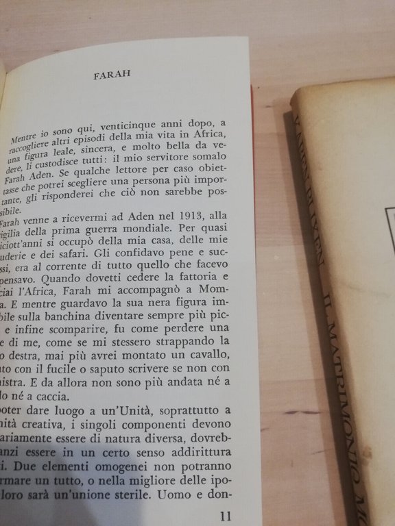 Lotto 2 libri di Karen Blixen, Ombre sull'erba, Il matrimonio …