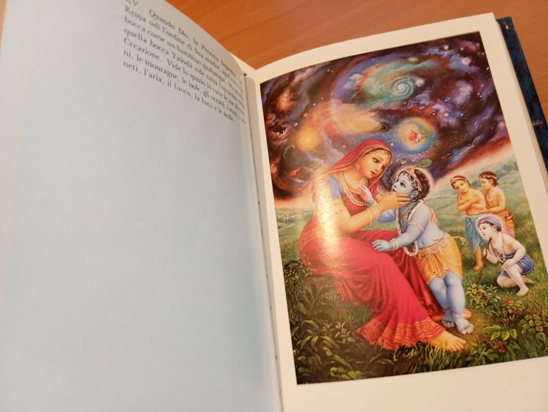 Lotto 2 libri saggezza indiana, libro di Krsna, Srimad Bhagavatam